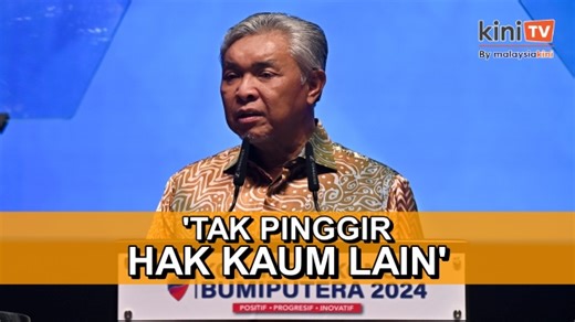 Tidak perlu “apologetik" bagi membicarakan agenda-agenda besar bumiputera kerana ia tidak meminggirkan atau menindas hak kaum-kaum lain. Timbalan Perdana Menteri Ahmad Zahid Hamidi, berkata kaum bumiputera sentiasa menghormati kontrak sosial yang menjadi asas keharmonian negara. Beliau berkata demikian ketika menyampaikan ucaptama pada Kongres Ekonomi Bumiputera (KEB) di Pusat Konvensyen Antarabangsa Putrajaya (PICC) di Putrajaya, hari ini. | KiniTV BM