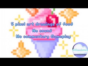 5 pixel art drawings - no sound - no commentary Gameplay - Bitcolor