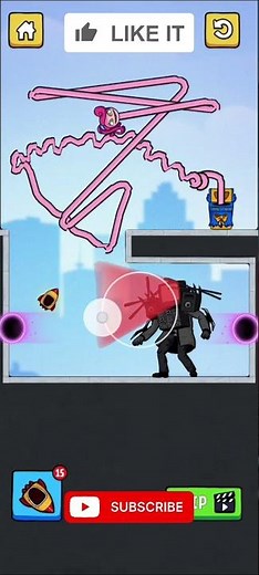 level 63 best girl skibidi toilet game in kid's #skibiditoilet #viralskibidi #tranding #gamingshorts
