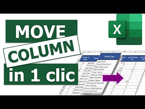 Excel Move Column in one action - Excel tricks