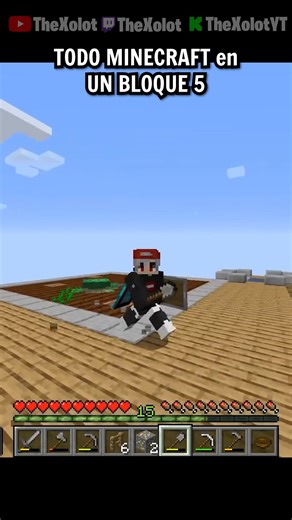 15K views · 317 reactions | TODO MINECRAFT está EN UN SOLO BLOQUE #video #explore #fyp #fypシ #fypシ゚ | TheXolot | Facebook