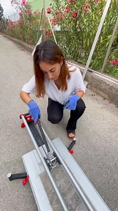 Starting this month of September with our TZ-1800 extra large manual cutter for cutting large format tiles and customizing them for all women in construction taking challenges like this! Are you ready to try for yourself and learn all about this machine? Go to this link: https://www.rubi.com/us/tz-tile-cutters-r636 | RUBI USA