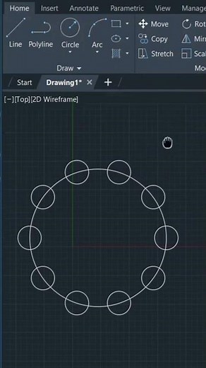 How to Design 2D Gear in AutoCAD | TechTutorials