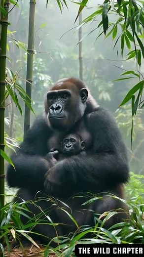 Mountain Gorilla Mother & Baby | Pure Virunga Documentary Realism 🦍🌿