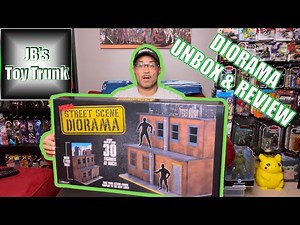 Diorama Unboxing, assembly, quick review of NECA's Street Scene Diorama. #toyhunter, #neca, #diorama