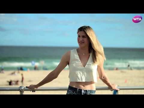 Genie Bouchard Trains With Bondi Beach Lifeguards