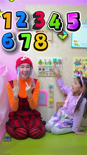 Let's count together | BachaBola #babygirl #numbersong