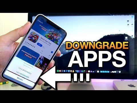 How To DOWNGRADE APPS From The APP STORE - iPhone & iPad