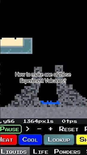 How to make those Volcano Experiments in Sandboxels! | KPlays | #sandboxels #experiment #science