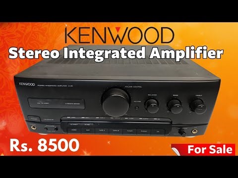Kenwood integrated Stereo Amplifier For Sale II 7719660667