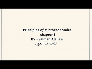 Principles of Microeconomics chapter 1