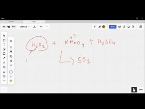 How does H2O2 reacts with K2Cr2O7 in acidic medium in ether cold conditions?