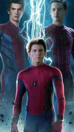 trio spider-mans vs marvel & dc superheroes💥 #spiderman #mcu #dc #viral #trending #shorts