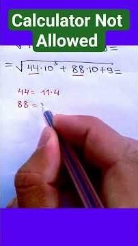 How to Solve? || Calculator Not Allowed!