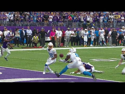 THE CHARGERS SURVIVE WITH A GAME WINNING INTERCEPTION