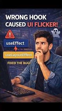 The useEffect Mistake Failing Interviews #react #coding #javascript #reacthooks #shortsfeed