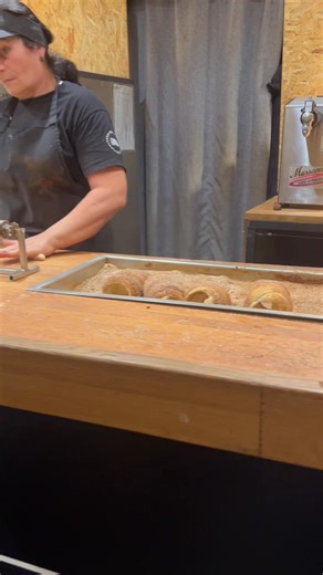 Making of Trdelnik or Chimney cake #highlightseveryonefollowers | Osit Cruz Tepper