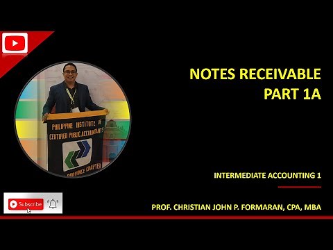 FAR. Notes Receivable - Part 1A (Ref: Valix, Millan, Asunionc, Ngina and Escala)