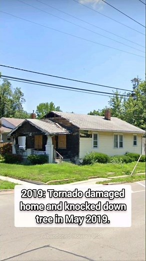 Home Abandoned in Decatur, Illinois After Tornado #abandoned #abandonedbuildings #googlemaps