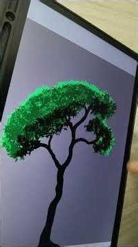 How to Draw a Fantasy Tree Flowers in Ibis Paint