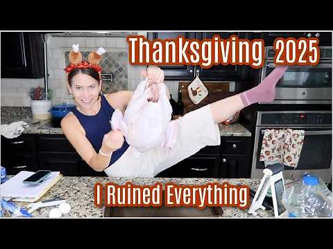 A Real, Messy, Beautiful Thanksgiving Cook With Me | 15 Recipes THANKSGIVING COOK WITH ME 2025! 🦃✨
