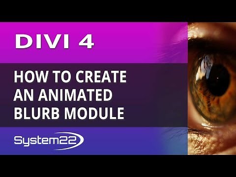 Divi 4 How To Create An Animated Blurb Module