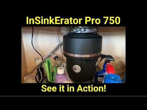 InSinkErator Pro 750 Garbage Disposal - Made in USA! Quiet, Reliable, and Effective
