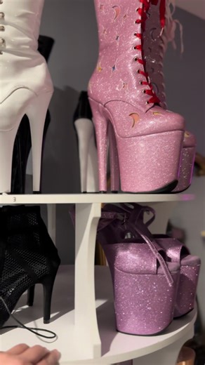 Finally a place for my collection 🥰 #shoes #poledance #shoecheck