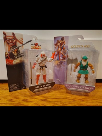 Sega ‪@JAKKSPacific‬ Shinobi and Golden Axe Stop Motion Unboxing