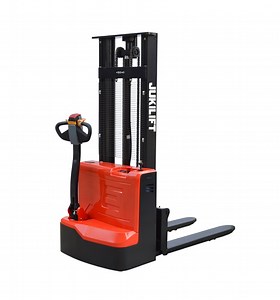[Hot Item] Mini Loader Electric Stacker Economic Type Walkie 3.3m Full Electric Stacker for Factory Warehouse Order Picker Forklift