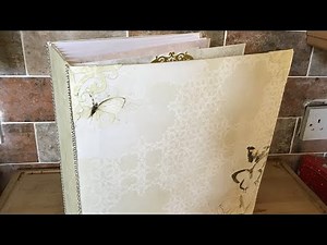 Part 2 12x12 Mini Album Tutorial - Wedding. Large size ‘mini’ album! The Promise paper pack.