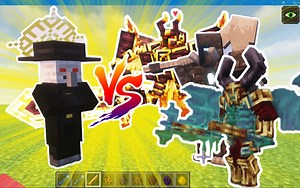 Minecraft (我的世界）：使徒 VS 咒翼灵骸、焰魔、无名守卫者 1.20.1