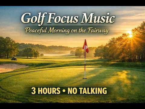 Golf Focus Music • Peaceful Morning on the Fairway (3 HOURS • NO TALKING)