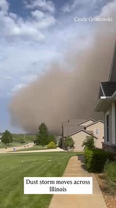 A large dust storm moved through Illinois Friday. https://abc7chicago.com/post/thousands-power-chicago-weather-warning-thursday-storms-topple-trees-lines-cars/16434919/ | ABC 7 Chicago
