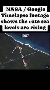 NASA / Google Timelapse footage shows the rate at which sea levels are rising. NOT | Tim Fazenbaker