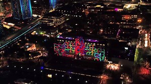 17K views · 787 reactions | MCA-mazing! See 'Organic Vibrations' on the facade of the Museum of Contemporary Art Australia. With images originally made in watercolour, oils, marker pen and painting applications, this collaboration between Julia Gorman and Danny Rose is a multisensory experience of colour, movement and emotion. 6pm–11pm nightly, ends 17 June. #vividsydney | Vivid Sydney | Facebook