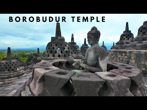 This Ancient Temple Feels Unreal… Borobudur Walking Tour [4K]