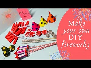 Make your own DIY paper firecrackers || Diwali crackers || Diwali2021 || Minis Art and craft ideas