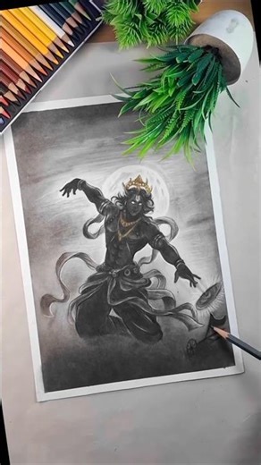 “Beautiful God Drawing 🙏 | Easy Step-by-Step Divine Art ✨ #Shorts”#goddrawing #drawing