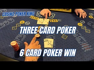 THREE CARD POKER ! From Oxford down Six card bonus win