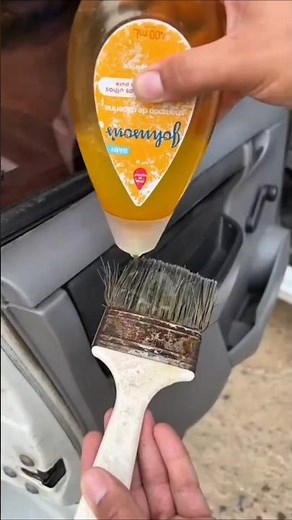 Genius Baby Shampoo Car Detailing Hack! 🚗🧼✨ #shorts #cardetailing #carinterior #diy