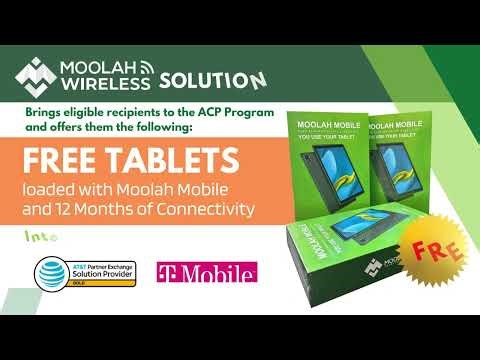FREE MOOLAH TABLETS & INTERNET SIM CARDS || FEDERAL PROGRAM - ACP - AFFORDABLE CONNECTIVITY PROGRAM