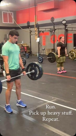 Run. Pick up heavy stuff. Repeat. | CrossFit Dig Deep