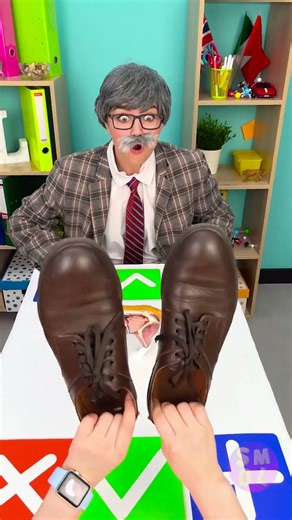 FIDGET TRADING WITH GRANDPA! 🤣✨ | Epic Pop It Challenge! 🌈 #shorts #SMOL