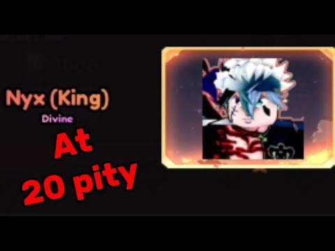 I GOT KING ASTA (NYX) AT 20 PITY - ANIME DIMENSIONS NEW UPDATE