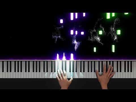 Animenz "Merry-Go-Round of Life - Howl's Moving Castle (Main Theme)" - Keyboard Visualizer + Midi