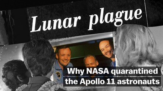 When the Apollo 11 astronauts returned to earth, they went directly into quarantine, just in case. | Vox