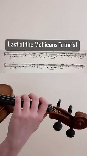 Meghan Faw l Violin Lessons on Instagram: "Last of the Mohicans | Easy Violin Tutorial 🎶 Follow @suzukiviolinteacher for more violin tutorials 🎻"