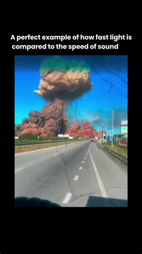 Light vs Sound #science #speed #speedoflight #speedofsound #physics