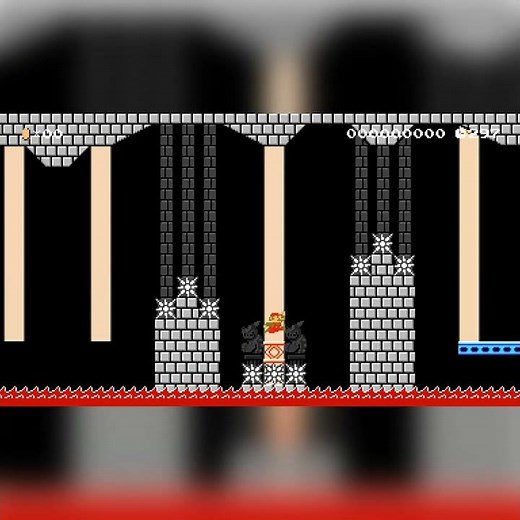 Dead Castle [Kaizo Lite] by ★⌒Afo-11⌒★ #shorts 🍄Super Mario Maker 2 | Switch 2 | No Commentary #eca